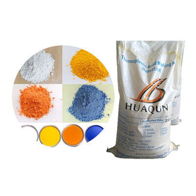 उच्च दृश्यता वाले थर्मोप्लास्टिक रोड मार्किंग पेंट सफेद और पीला रंग