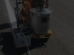 पर्यावरण के अनुकूल थर्माप्लास्टिक परावर्तक पेंट गर्म पिघल सफेद सड़क चिह्नित पेंट