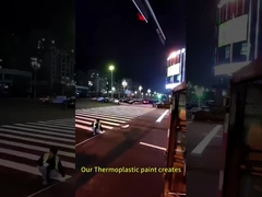सड़क चिह्न के लिए लंबे समय तक चलने वाला और पहनने के प्रतिरोधी थर्मोप्लास्टिक पेंट