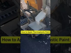 सड़क चिह्नों के लिए अत्यधिक दृश्यमान थर्मोप्लास्टिक पेंट त्वरित और आसान आवेदन प्रक्रिया