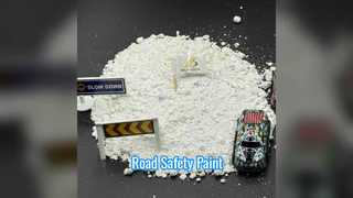 यातायात नियंत्रण के लिए तेज़ सूखी सड़क पेंट